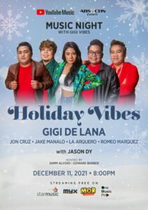 Holiday Vibes, Gigi De Lana with Gigi Vibes: YouTube Music Night